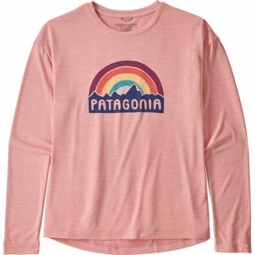 パタゴニア Patagonia 冷たい Tジャージー フィッツ 虹色 レインボー ロゼ ジュニア キッズ Pink Patagonia Capilene Cool Daily Longsleeve Tshirt Fitz Roy Rainbow Flamingo Xdye Barlo Com Br