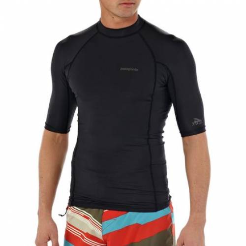 パタゴニア Patagonia 黒 墨ぞめ 灰色 グレイ メンズ Patagonia R0 Rashguard Black Forge Grey Msgtours Com