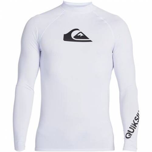 売り切り御免 白色 ラッシュガード タイム カジュアル メンズラッシュガード ホワイト Quiksilver クイックシルバー Quiksilver メンズ Time ファッションブランド ファッション クイックシルバー Quiksilverall Longsleeve Rashguard White スニケス 超