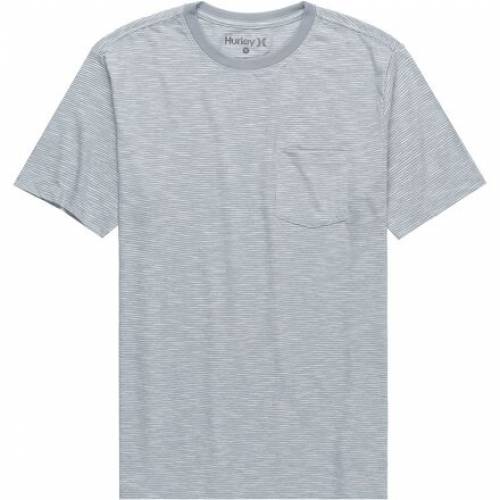 配送員設置送料無料 ハーレー Hurley ハーレー ミクロ ストライプ Tシャツ 灰色 グレー 白色 ホワイト Micro Stripe Hurley Pocket Shortsleeve Tshirt Wolf Grey White メンズファッション トップス Tシャツ カットソー 保存版 Www Natskies Com