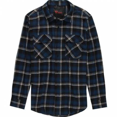 ブランド品専門の Stoic 紺色 ネイビー Stoic Plaid Twill Longsleeve Buttonup Shirt Navy メンズファッション トップス スニケス 一流の品質 Science House Ru