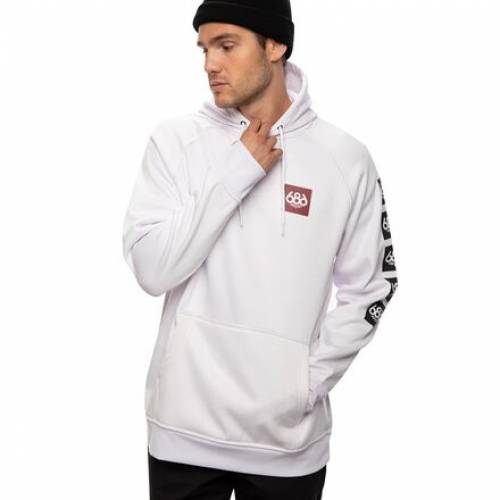 安い購入 シックスエイトシックス 686 フリース フーディー パーカー 白色 ホワイト 686 Bonded Fleece White メンズファッション トップス パーカー 人気ブランドを Radonnb Co Rs