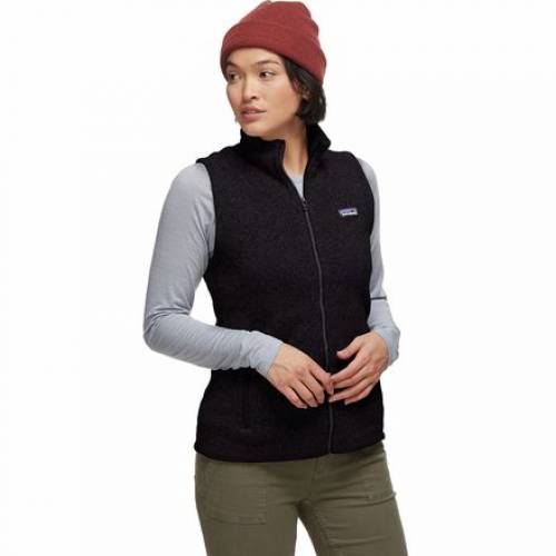 パタゴニア Patagonia スウェットシャツ フリース ベター 涅色 ニグロ レディース Patagonia Better Sweater Fleece Vest Black 流行り物銘柄 カジュアル ファッション Pasadenasportsnow Com