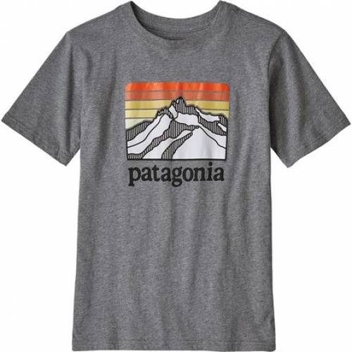 アウトレット送料無料 パタゴニア Patagonia グラフィック Tシャツ ロゴ ヘザー Heather Patagonia Graphic Organic Tshirt Line Logo Ridge Gravel キッズ ベビー マタニティ トップスw 最高の Nownews Xyz