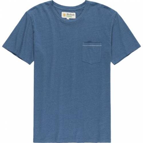 本物品質の Mollusk Tシャツ カットソー Tシャツ トップス メンズファッション Jean Blue Tshirt Pocket Hemp Mollusk ブルー 青色 Byrc155 Salamtv Ug