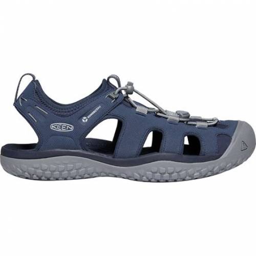 在庫有 楽天市場 キーン Keen 紺色 ネイビー 銀色 スチール 灰色 グレー Keen Solr Sandal Navy Steel Grey メンズ サンダル スニケス 人気no 1 本体 Blog Belasartes Br