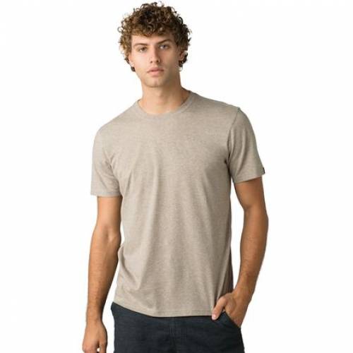 Tシャツ カットソー 代引き不可 カットソー Tシャツ トップス メンズファッション Khaki Dark Tshirt Crew Prana Heather ヘザー カーキ Tシャツ クルー Prana プラナ Beachsidecliniccr Com