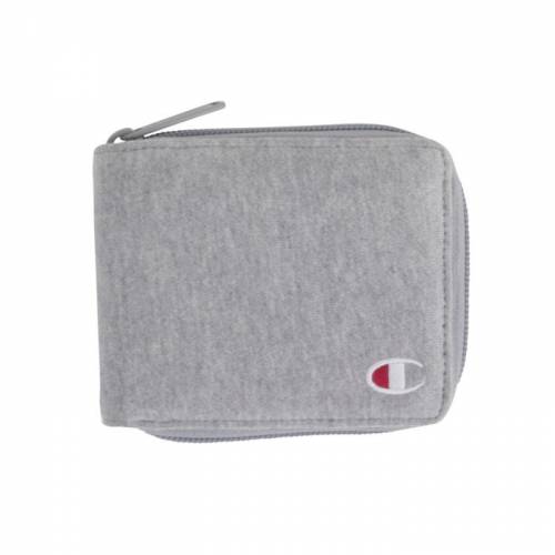 Zip 灰色 Champion バッグ Champion カジュアル Champion Bi Fold Fold Wallet チャンピオン ケース スニケスファッションブランド Grey グレー チャンピオン 財布 アクセサリー ファッション 財布 メンズ財布