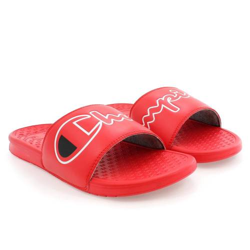 超特価sale開催 その他 赤 チャンピオン Champion チャンピオン レッド サンダル メンズ Slides Script Superslide Champion Red スクリプト Sauna Kirov Ru