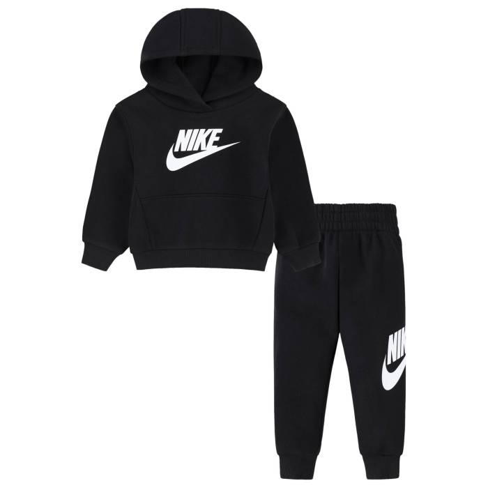 ナイキ Nike 【 Club Fleece Set Boys' Infant Black/Black 】 クラブ フリース ベビー 黒色 ブラック