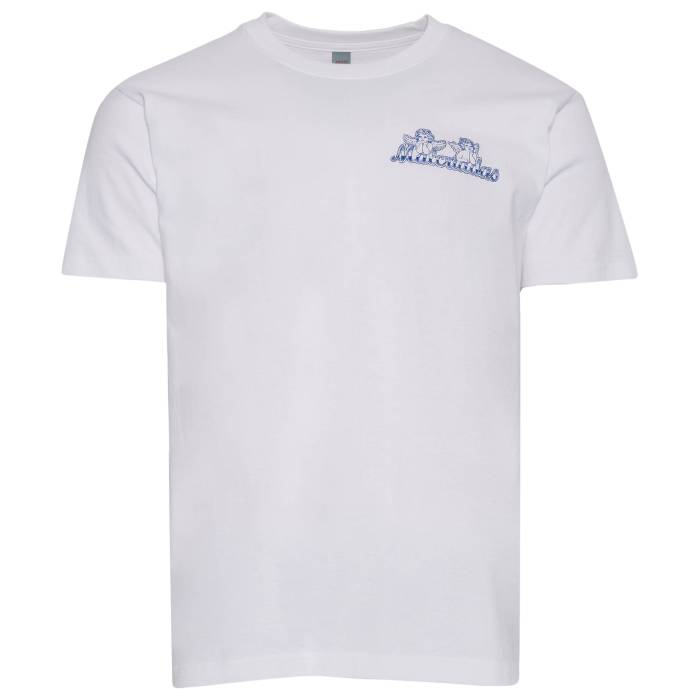 Malcriadas Collectiv 【 E Texas 1St Short Sleeve T-Shirt Men's White/Blue 】 テキサス Sleeve スリーブ Tシャツ メンズ 白色 ホワイト 青色 ブルー｜スニケス
