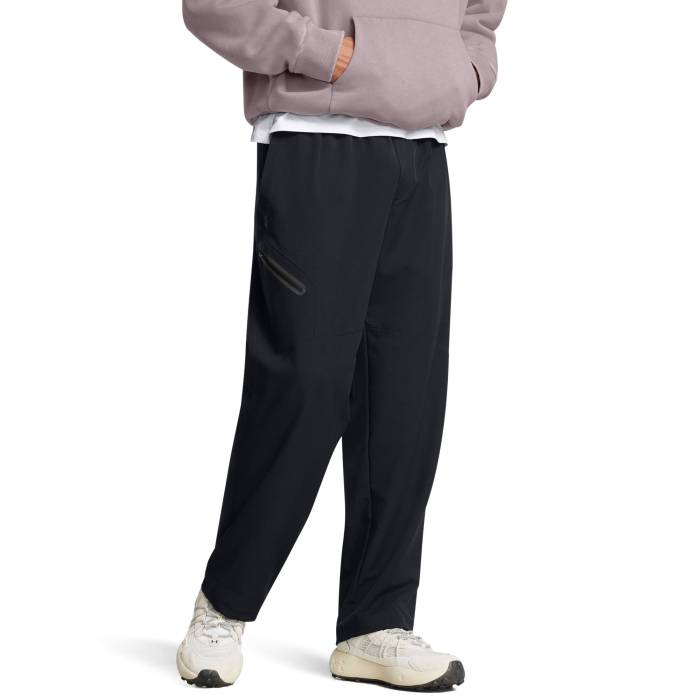 アンダーアーマー Under Armour 【 Unstoppable Straight Pant Men's Black/Black 】 パンツ メンズ 黒色 ブラック