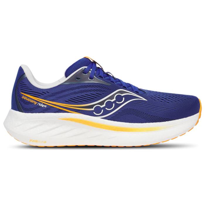 【★百貨店SALE★6/11真夜中2時迄】サッカニー Saucony 【 Ride 18 Men\u0027s Azurite/Peel 】 メンズ