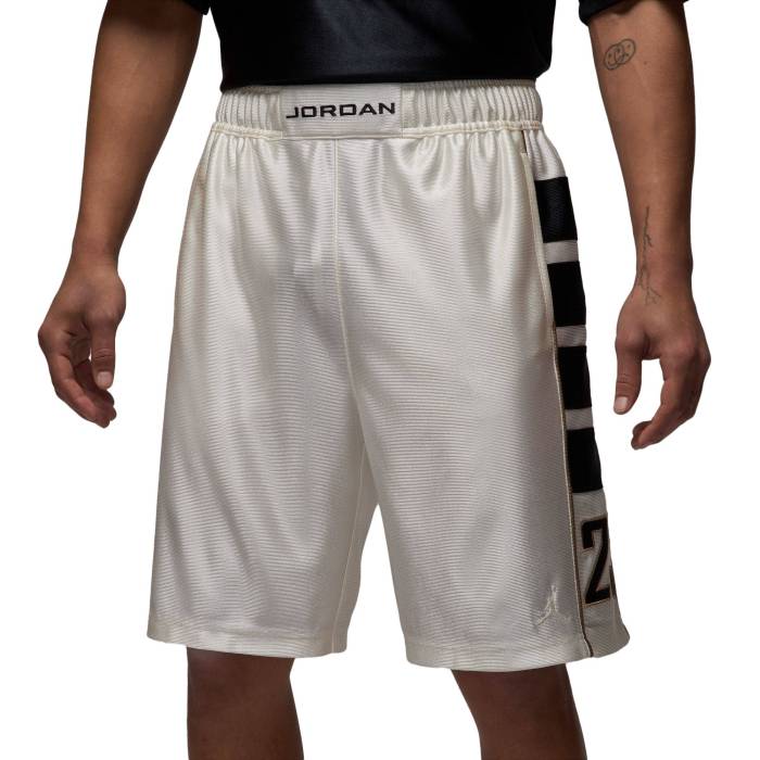 【★百貨店SALE★6/11十二時2時迄】ナイキ ジョーダン Jordan 【 Essentials Cat Scratch Shorts Men\u0027s Sail/Black 】 さる股引き メンズ 黒いこと 黒いこと