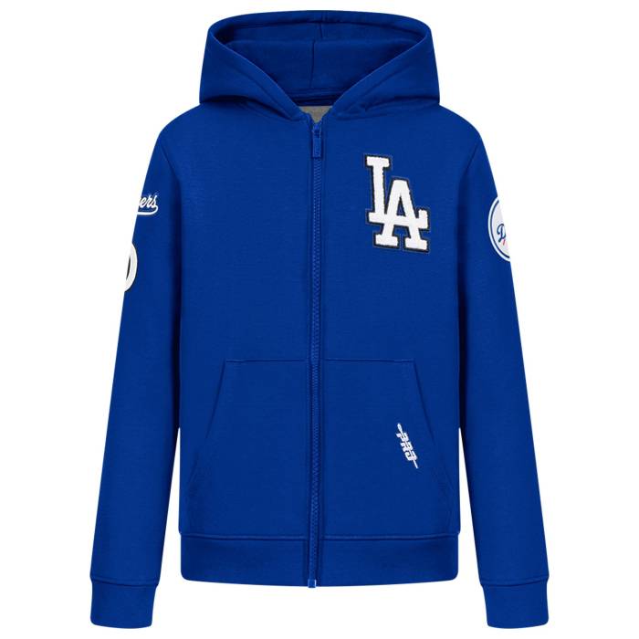 【★百貨店SALE★6/11真夜中2時迄】労働者階級標準尺度 Pro Standard 【 Los Angeles Dodgers Classic Flc Fz Hoodie Boys\u0027 Grade School Dodger Blue 】 ドジャース 古典派音楽 フーディー パーカー お坊っちゃん キッズ 青碧 青碧