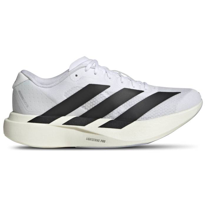 アディダス Adidas 【 Adizero Evo Sl Women's White/White/Core Black 】 アディゼロ レディース 白色 ホワイト コア 黒色 ブラック