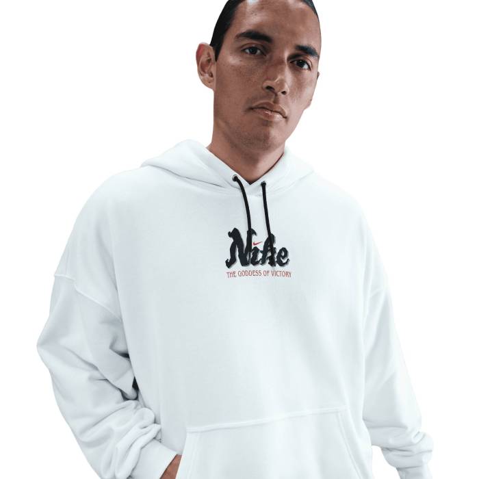 ナイキ Nike 【 Club Oversized Pullover Victorious Hoodie Men\u0027s White/Black 】 野球クラブ フーディー パーカー メンズ 白いこと 白いこと 黒いこと 黒いこと