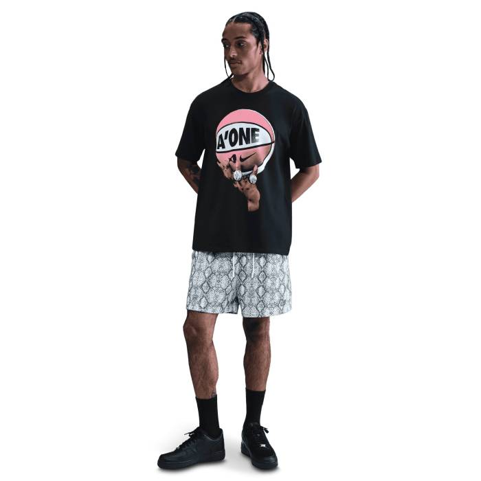 ナイキ Nike 【 Aja Wilson A One Basketball T-Shirt Women\u0027s Black/Black 】 ウィルソン 篭球 プルオーバー レディース 黒いこと 黒いこと