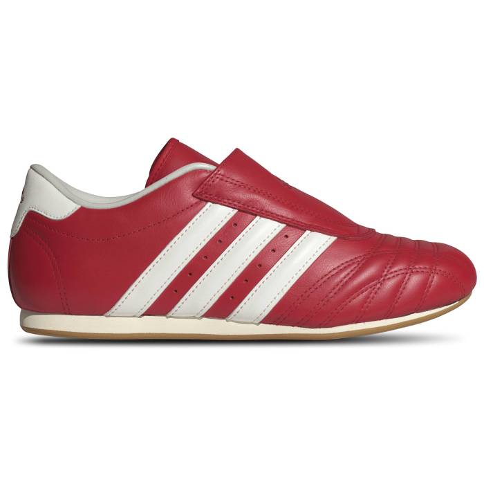 アディダス Adidas 【 Taekwondo Slip Women\u0027s Off White/Better Scarlet 】 レディース 白いこと 白いこと