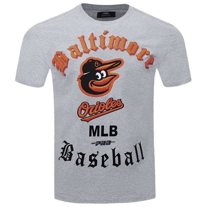 プロスタンダード Pro Standard 【 Orioles Old English Sj Tee Men's Heather Grey 】 オリオールズ Tシャツ メンズ heather ヘザー 灰色 グレー