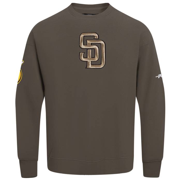 【★百貨店SALE★6/11十二時2時迄】労働者階級標準尺度 Pro Standard 【 Padres Champs Drop Shoulder Crew Men\u0027s Multi/Brown 】 パお召しもの 労働者の一団 メンズ 赤銅色 赤銅色