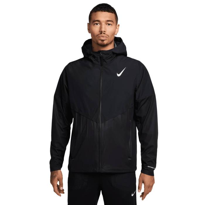 ナイキ Nike 【 Stormfit Aeroswift Jacket Men's Black/Summit White 】 Jacket ジャケット メンズ 黒色 ブラック 白色 ホワイト