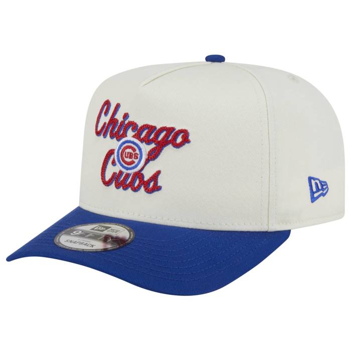 ニューエラ New Era 【 Cubs 9Fifty A-Frame Chain Cap Men's Tan/Multi 】 カブス キャップ 帽子 メンズ|スニケス