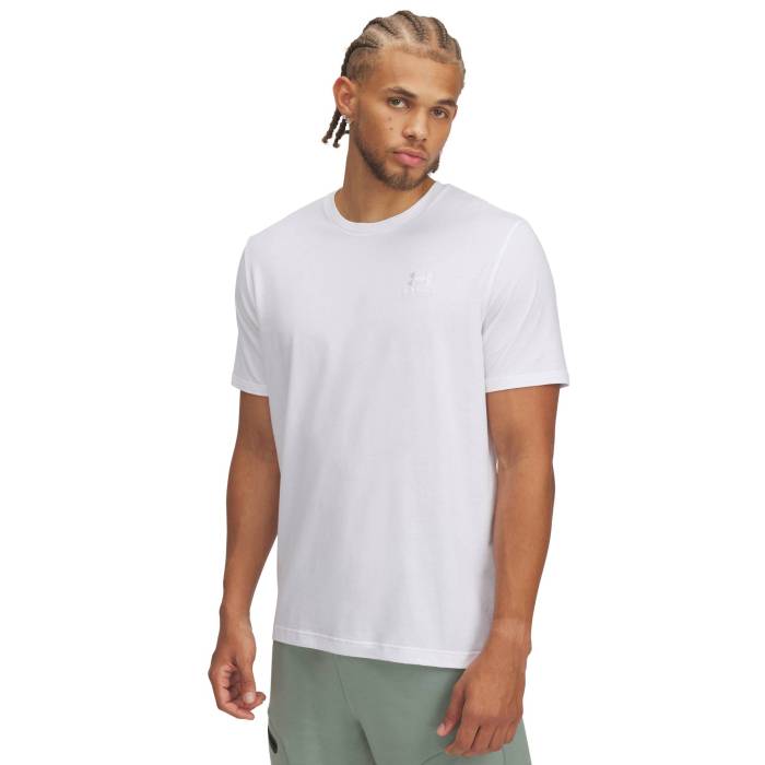 【★百貨店SALE★6/11夜夜中2時迄】アンダーアーマー Under Armour 【 Icon Tee Men\u0027s White/White 】 アイコン プルオーバー メンズ 白いこと 白いこと