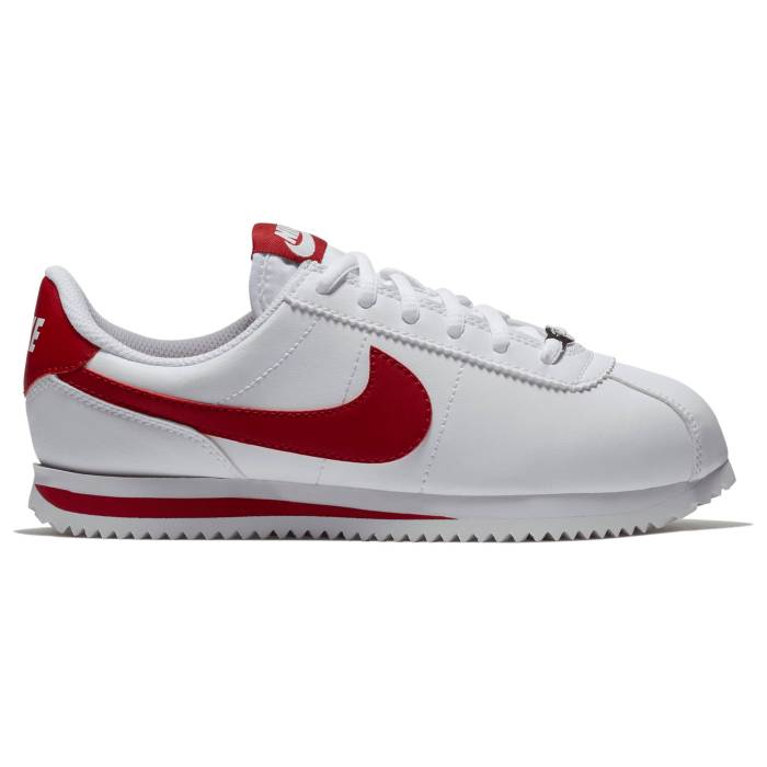 ナイキ Nike 【 Cortez Boys' Grade School White/Gym Red 】 コルテッツ ジュニア キッズ 白色 ホワイト Red 赤・レッド