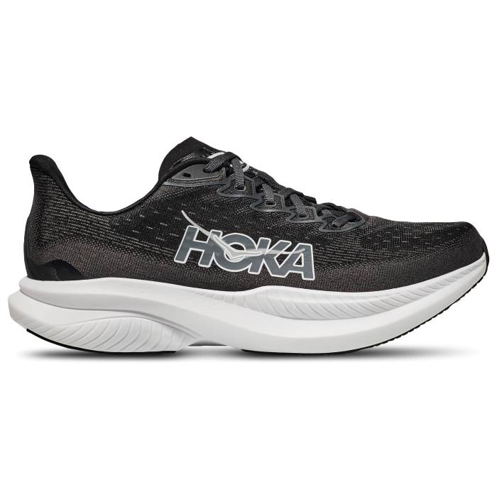 Hoka 【 Mach 6 Women\u0027s Black/White 】 レディース 黒いこと 黒いこと 白いこと 白いこと