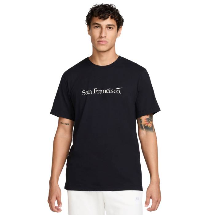 ナイキ Nike 【 Sfo Short Sleeve Crew T-Shirt Men's White/Black 】 Sleeve スリーブ クルー Tシャツ メンズ 白色 ホワイト 黒色 ブラック｜スニケス