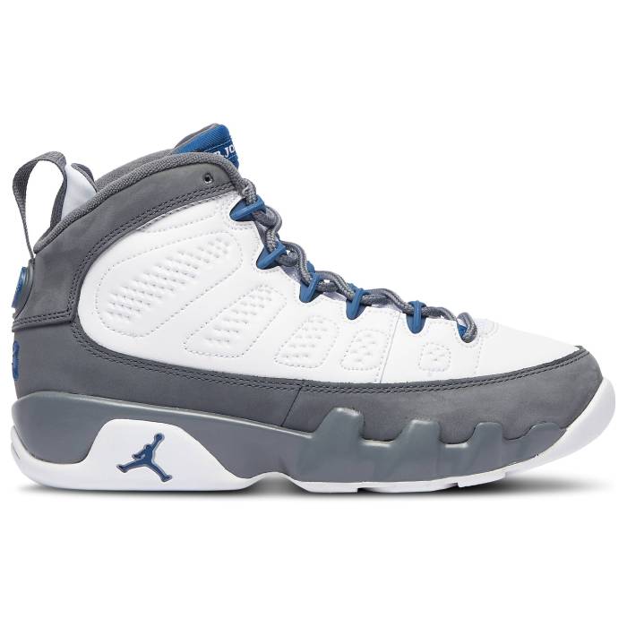 【★百貨店SALE★6/11真夜中2時迄】ナイキ ジョーダン Jordan 【 Retro 9 Boys\u0027 Grade School White/Grey/Blue 】 レトロ お坊っちゃん キッズ 白いこと 白いこと 薄墨色 薄墨色 青碧 青碧