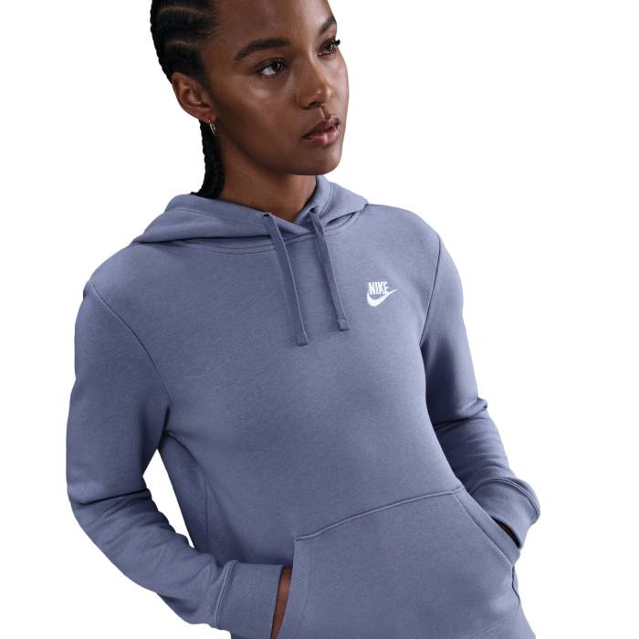 ナイキ Nike 【 Nsw Club Fleece Po Hoodie Women's World Indigo/White 】 クラブ フリース フーディー パーカー レディース 藍色・インディゴ 白色 ホワイト|スニケス