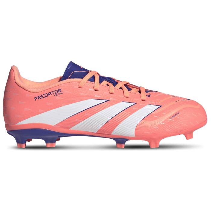 アディダス Adidas 【 Predator League Fg/Mg Boys\u0027 Grade School Signal Coral/Ftwr White 】 プレデター お坊っちゃん キッズ 白いこと 白いこと