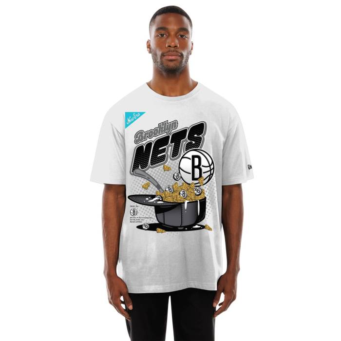 ニューエラ New Era 【 Nets 2775 Short Sleeve T-Shirt Men's White/Multi 】 ネッツ Sleeve スリーブ Tシャツ メンズ 白色 ホワイト|スニケス