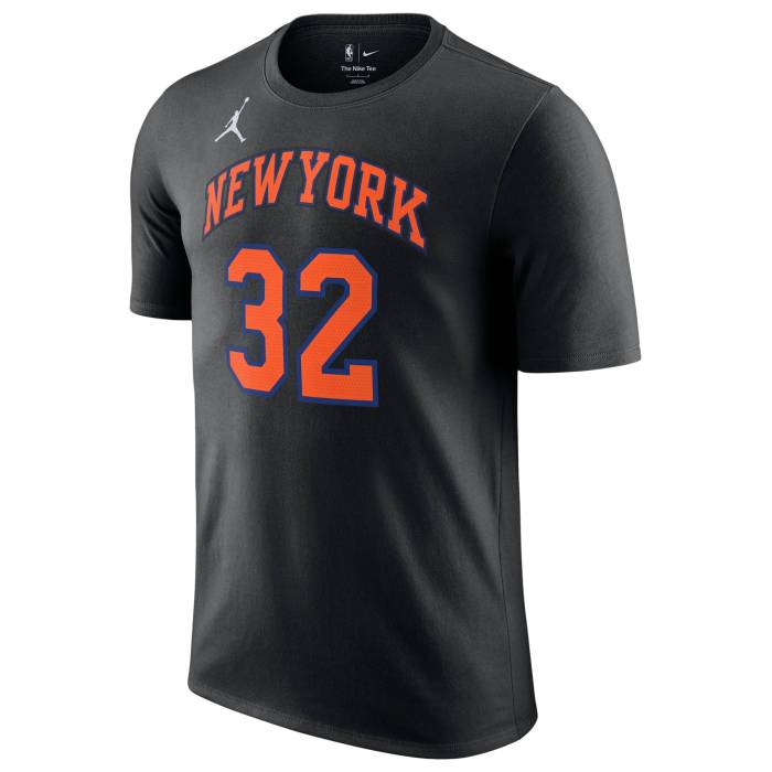 ナイキ Nike 【 Knicks Essential Statement N&N T-Shirt Men's Black/Orange 】 ニックス Tシャツ メンズ 黒色 ブラック orange 橙・オレンジ