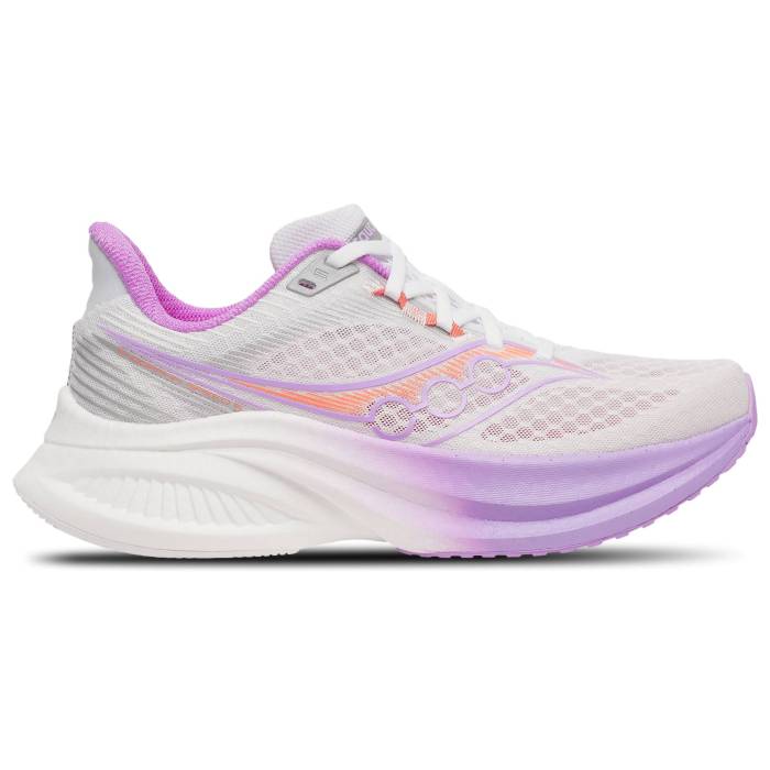 【★百貨店SALE★6/11十二時2時迄】サッカニー Saucony 【 Endorphin Speed 5 Women\u0027s White/Crocus 】 Speed す早さ レディース 白いこと 白いこと