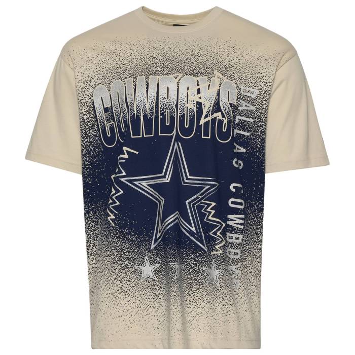 【★百貨店SALE★6/11夜夜中2時迄】ニュー内鰓 New Era 【 Cowboys 3063 Ovs T-Shirt Men\u0027s Cream/Multi 】 カウボーイズ プルオーバー メンズ 皮膚軟化剤