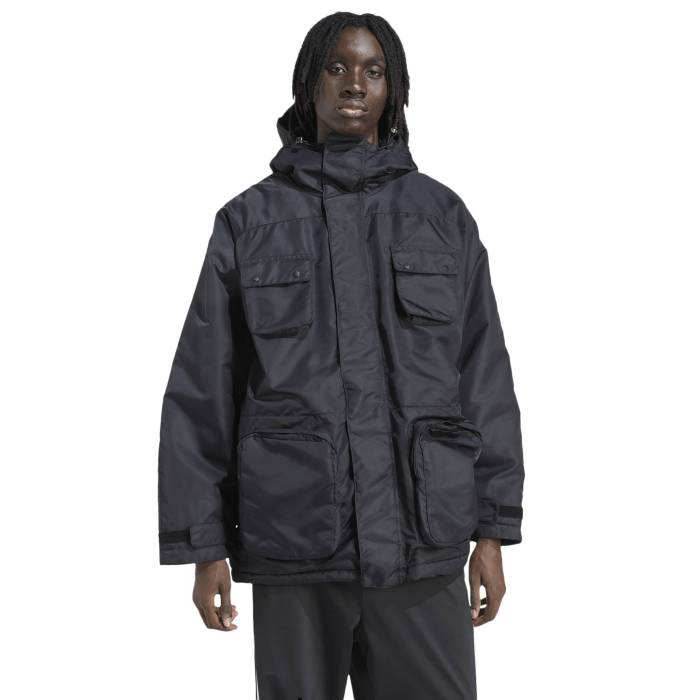 アディダス Adidas 【 Originals Parka Cph Jacket Men's Black 】 オリジナルス パーカー Jacket ジャケット メンズ 黒色 ブラック