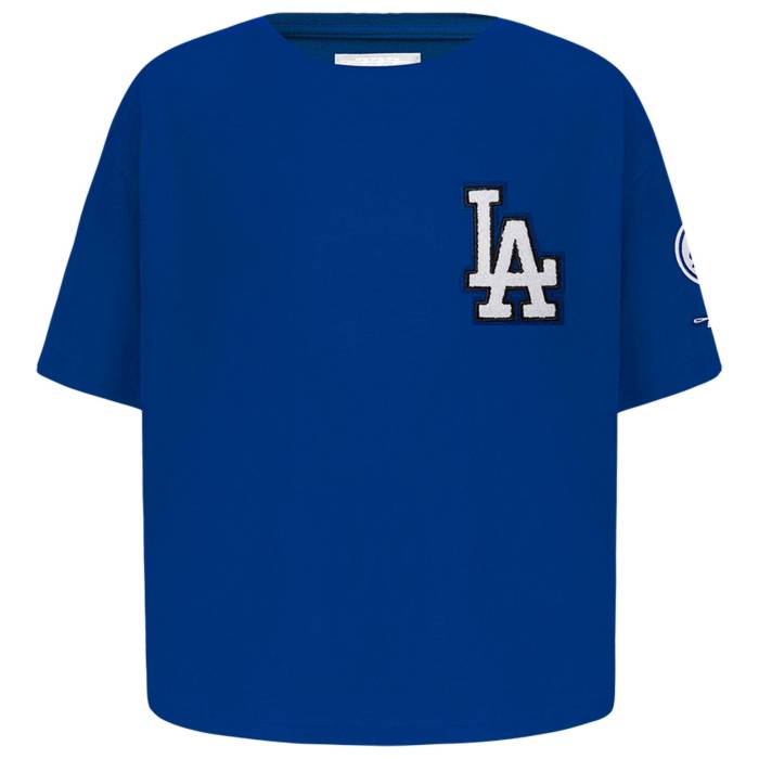 プロスタンダード Pro Standard 【 Los Angeles Dodgers Classic Ss Boxy Tee Girls' Grade School Dodger Blue 】 ドジャース クラシック Tシャツ ジュニア キッズ 青色 ブルー