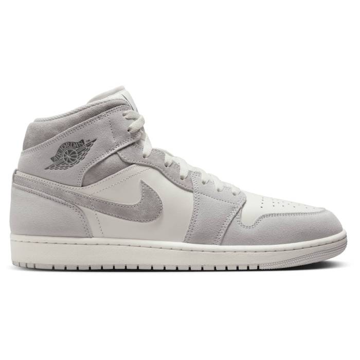 【★百貨店SALE★6/11真夜中2時迄】ナイキ ジョーダン Jordan 【 Aj 1 Mid Se Men\u0027s White/Grey 】 ミッド メンズ 白いこと 白いこと 薄墨色 薄墨色