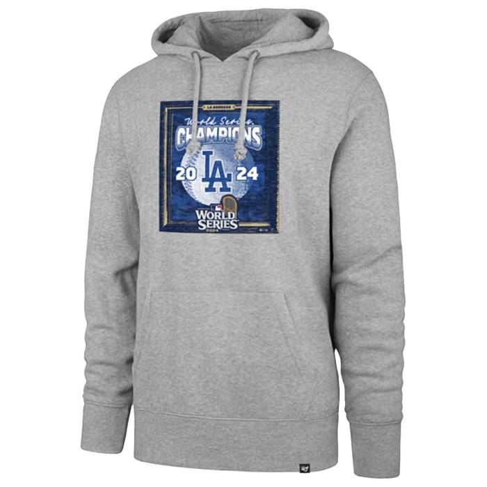 【★百貨店SALE★6/11夜夜中2時迄】フォーティーセブンブランド 47 Brand 【 Dodgers World Series Champs Headline Hoodie Men\u0027s Grey/Multi 】 ドジャース 続きもの フーディー パーカー メンズ 薄墨色 薄墨色