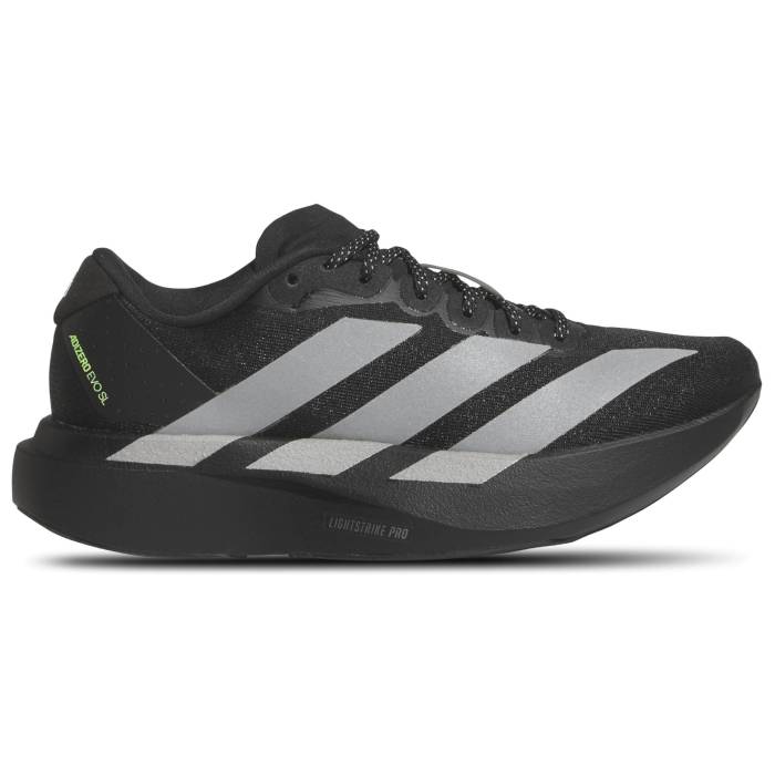 【★百貨店SALE★6/11真夜中2時迄】アディダス Adidas 【 Adizero Evo Sl Boys\u0027 Grade School Black/Silver Reflective 】 アディゼロ お坊っちゃん キッズ 黒いこと 黒いこと Silver しろがね色・しろがね色