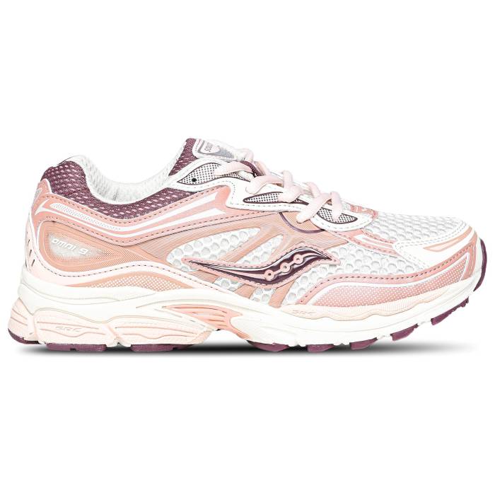 【★百貨店SALE★6/11真夜中2時迄】サッカニー Saucony 【 Omni 9 Girls\u0027 Grade School Rose Gold 】 オムニ お坊っちゃん キッズ Rose サクラ色 ゴールド