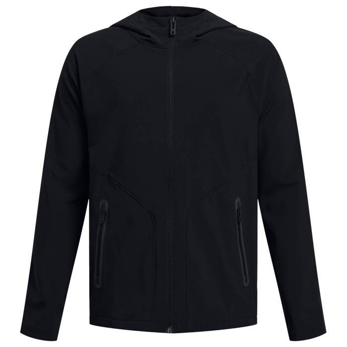 アンダーアーマー Under Armour 【 Unstoppable Full Zip Boys' Grade School Black/Pitch Gray 】 ジュニア キッズ 黒色 ブラック gray 灰色・グレー・グレイ｜スニケス
