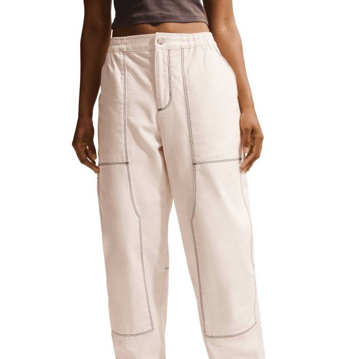 【★百貨店SALE★6/11真夜中2時迄】ナイキ Nike 【 Nsw Street Carpenter Lr Pants Women\u0027s Chalk/Antique Silver 】 street 表どおり レディース Silver しろがね色・しろがね色