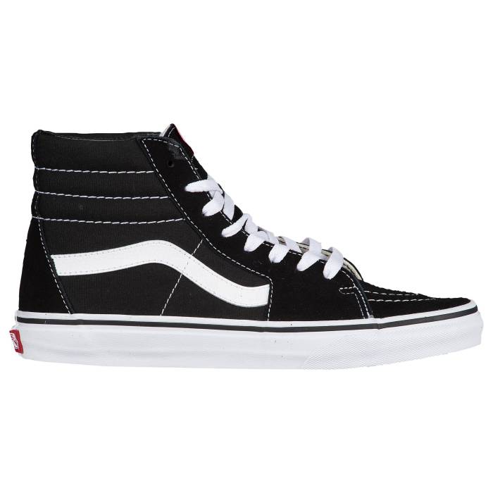 ヴァンズ Vans 【 Sk8 Hi Men's True White/Black 】 スケート ハイ メンズ 白色 ホワイト 黒色 ブラック｜スニケス