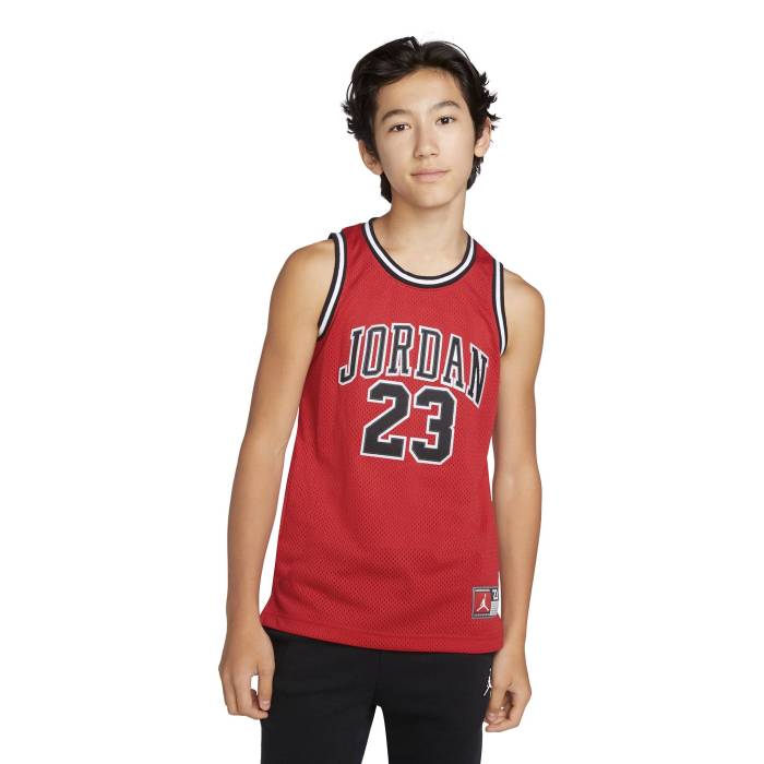 ナイキ ジョーダン Jordan 【 23 Jersey Boys\u0027 Grade School Black/Red 】 プルオーバー お坊っちゃん キッズ 黒いこと 黒いこと Red 赤・赤いこと
