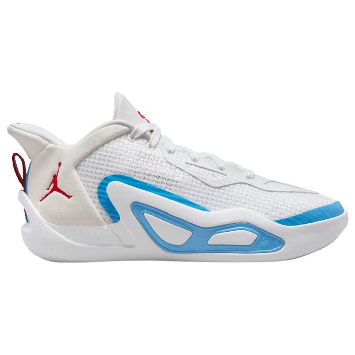 【★百貨店SALE★6/11真夜中2時迄】ナイキ ジョーダン Jordan 【 Tatum 1 Boys\u0027 Grade School White/University Blue/University Red 】 お坊っちゃん キッズ 白いこと 白いこと 青碧 青碧 Red 赤・赤いこと