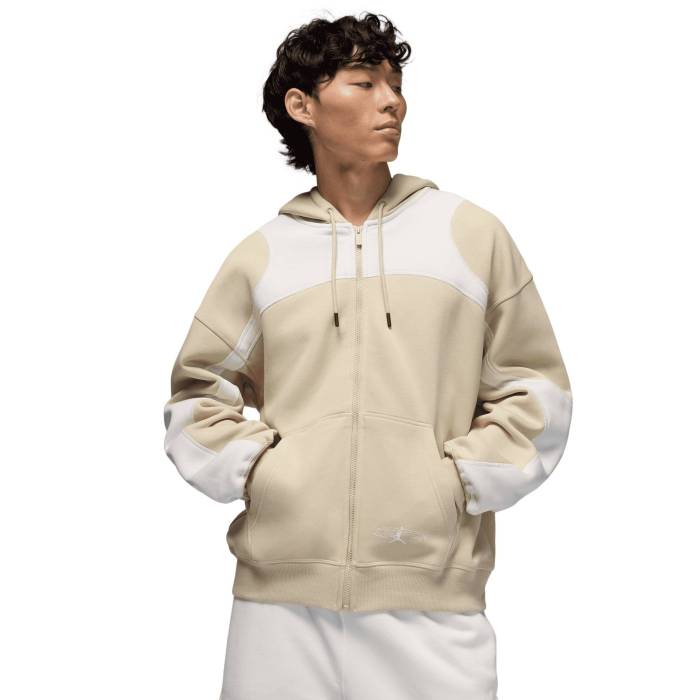 【★百貨店SALE★6/11夜夜中2時迄】ナイキ ジョーダン Jordan 【 Ovs Stretch Y2K Full-Zip Hoodie Men\u0027s Tan/Wheat 】 フルジップ フーディー パーカー メンズ ウィート